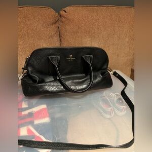 Genuine leather bowling style bag